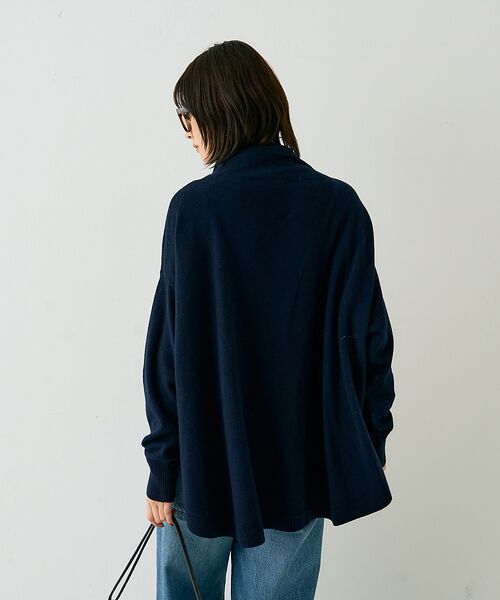 Rouge vif la cle / ルージュ・ヴィフ ラクレ ニット・セーター | ボトルネックポンチョライクニットプルオーバー | 詳細24