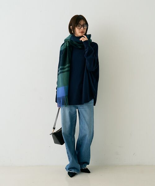 Rouge vif la cle / ルージュ・ヴィフ ラクレ ニット・セーター | ボトルネックポンチョライクニットプルオーバー | 詳細26