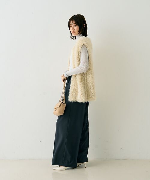 Rouge vif la cle / ルージュ・ヴィフ ラクレ ニット・セーター | フェザーニットジレベスト | 詳細10