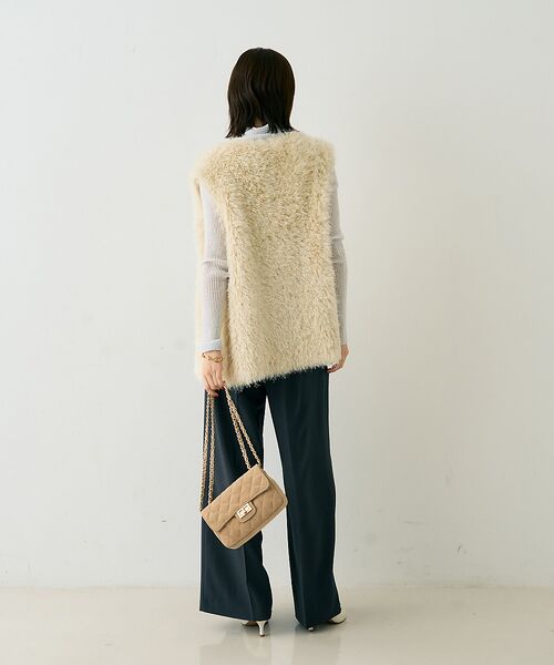 Rouge vif la cle / ルージュ・ヴィフ ラクレ ニット・セーター | フェザーニットジレベスト | 詳細11