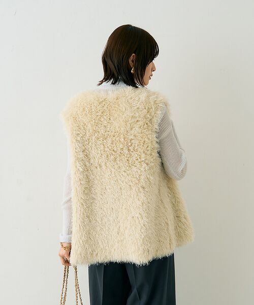 Rouge vif la cle / ルージュ・ヴィフ ラクレ ニット・セーター | フェザーニットジレベスト | 詳細4