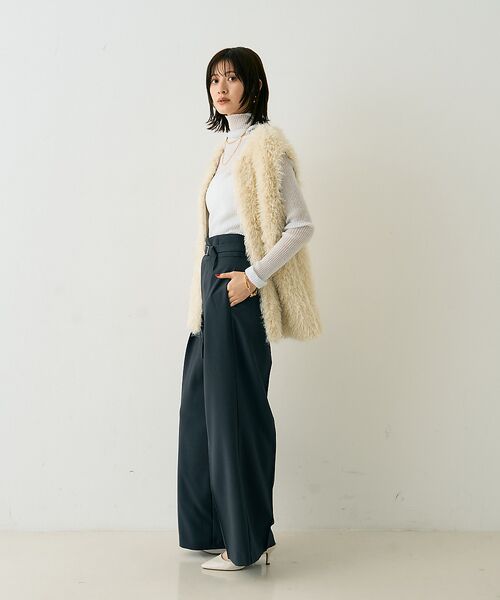 Rouge vif la cle / ルージュ・ヴィフ ラクレ ニット・セーター | フェザーニットジレベスト | 詳細9