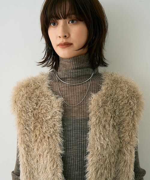 Rouge vif la cle / ルージュ・ヴィフ ラクレ ニット・セーター | フェザーニットジレベスト | 詳細27