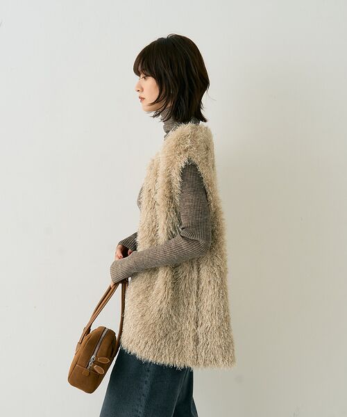 Rouge vif la cle / ルージュ・ヴィフ ラクレ ニット・セーター | フェザーニットジレベスト | 詳細17