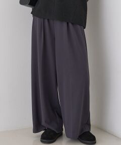 Rouge vif la cle / ルージュ・ヴィフ ラクレ パンツ | 【人気追加】ストレッチダンボールタックワイドパンツ