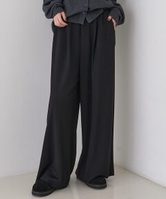 Rouge vif la cle / ルージュ・ヴィフ ラクレ パンツ | 【人気追加】ストレッチダンボールタックワイドパンツ