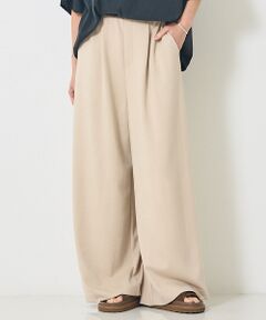 Rouge vif la cle / ルージュ・ヴィフ ラクレ パンツ | 【人気追加】ストレッチダンボールタックワイドパンツ