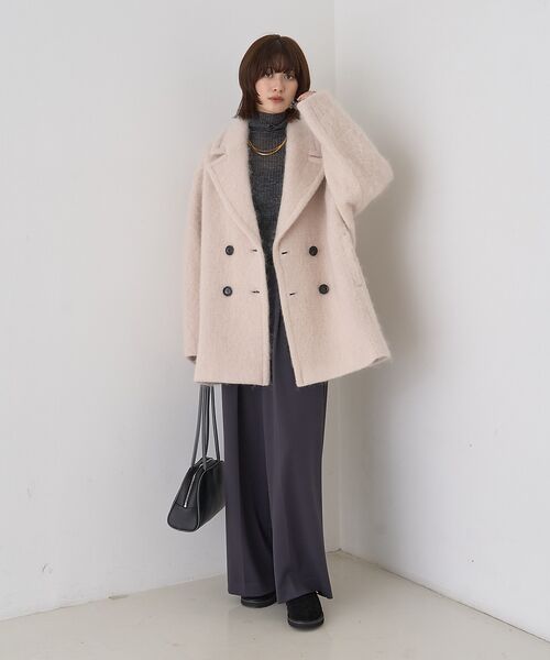 Rouge vif la cle / ルージュ・ヴィフ ラクレ パンツ | 【人気追加】ストレッチダンボールタックワイドパンツ | 詳細7