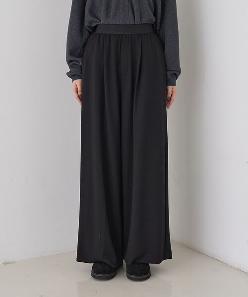 Rouge vif la cle / ルージュ・ヴィフ ラクレ パンツ | 【人気追加】ストレッチダンボールタックワイドパンツ | 詳細17