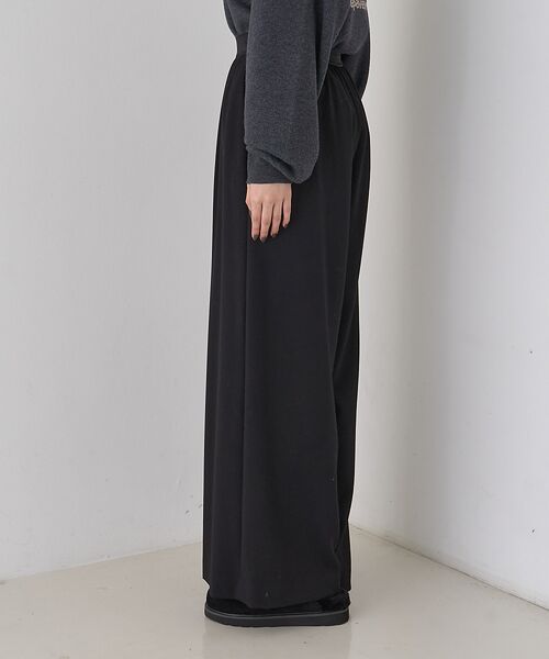 Rouge vif la cle / ルージュ・ヴィフ ラクレ パンツ | 【人気追加】ストレッチダンボールタックワイドパンツ | 詳細18