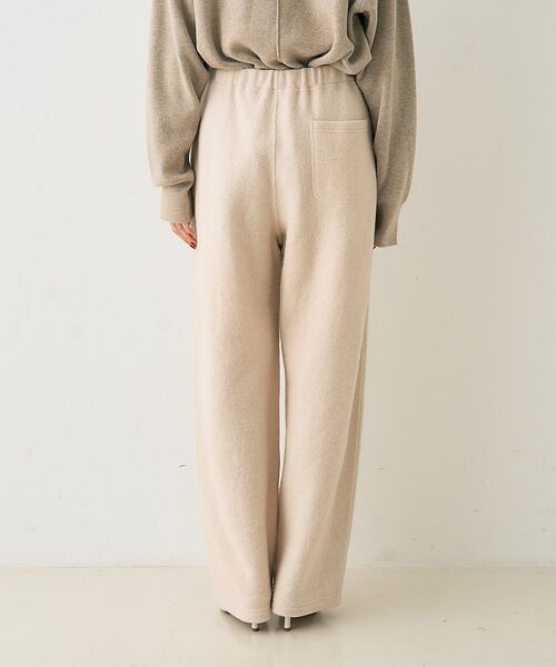 Rouge vif la cle / ルージュ・ヴィフ ラクレ パンツ | ウール起毛ジャージーカーブパンツ | 詳細12