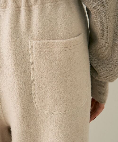 Rouge vif la cle / ルージュ・ヴィフ ラクレ パンツ | ウール起毛ジャージーカーブパンツ | 詳細14