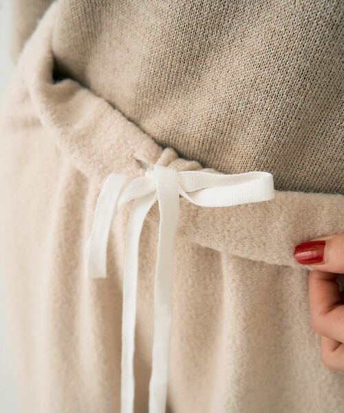 Rouge vif la cle / ルージュ・ヴィフ ラクレ パンツ | ウール起毛ジャージーカーブパンツ | 詳細17