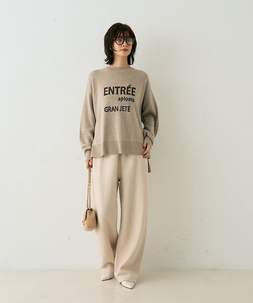 Rouge vif la cle / ルージュ・ヴィフ ラクレ パンツ | ウール起毛ジャージーカーブパンツ | 詳細9