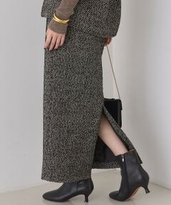 Rouge vif la cle / ルージュ・ヴィフ ラクレ ロング・マキシ丈スカート | 【セットアップ対応】ポリウーリングカルセタイトスカート