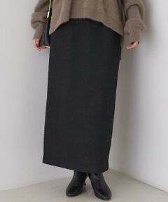 Rouge vif la cle / ルージュ・ヴィフ ラクレ ロング・マキシ丈スカート | 【セットアップ対応】ポリウーリングカルセタイトスカート