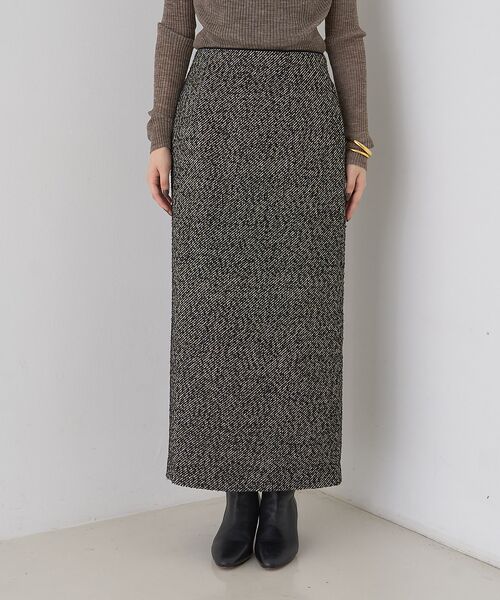 Rouge vif la cle / ルージュ・ヴィフ ラクレ ロング・マキシ丈スカート | 【セットアップ対応】ポリウーリングカルセタイトスカート | 詳細13