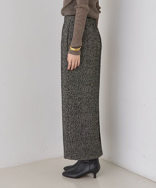 Rouge vif la cle / ルージュ・ヴィフ ラクレ ロング・マキシ丈スカート | 【セットアップ対応】ポリウーリングカルセタイトスカート | 詳細14