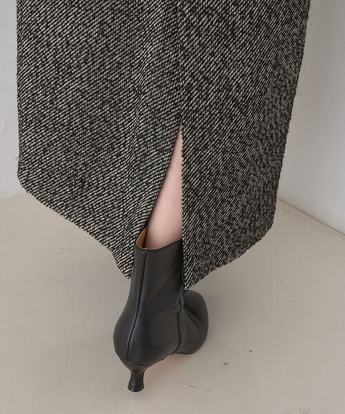 Rouge vif la cle / ルージュ・ヴィフ ラクレ ロング・マキシ丈スカート | 【セットアップ対応】ポリウーリングカルセタイトスカート | 詳細18