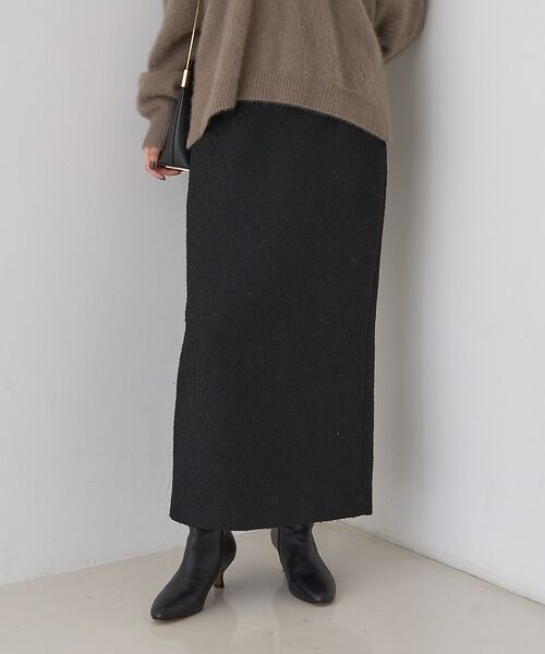 Rouge vif la cle / ルージュ・ヴィフ ラクレ ロング・マキシ丈スカート | 【セットアップ対応】ポリウーリングカルセタイトスカート | 詳細19