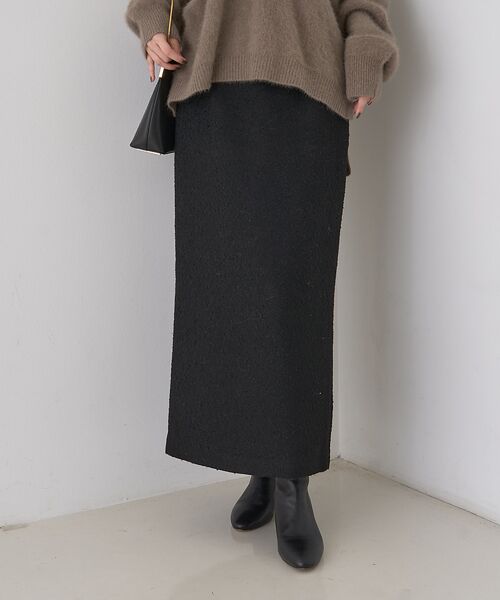 Rouge vif la cle / ルージュ・ヴィフ ラクレ ロング・マキシ丈スカート | 【セットアップ対応】ポリウーリングカルセタイトスカート | 詳細20