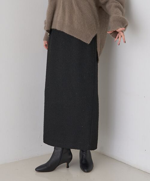 Rouge vif la cle / ルージュ・ヴィフ ラクレ ロング・マキシ丈スカート | 【セットアップ対応】ポリウーリングカルセタイトスカート | 詳細21