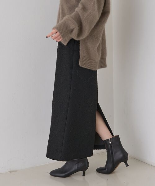 Rouge vif la cle / ルージュ・ヴィフ ラクレ ロング・マキシ丈スカート | 【セットアップ対応】ポリウーリングカルセタイトスカート | 詳細22