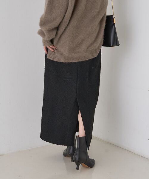 Rouge vif la cle / ルージュ・ヴィフ ラクレ ロング・マキシ丈スカート | 【セットアップ対応】ポリウーリングカルセタイトスカート | 詳細24