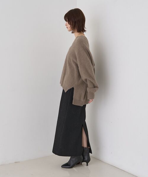 Rouge vif la cle / ルージュ・ヴィフ ラクレ ロング・マキシ丈スカート | 【セットアップ対応】ポリウーリングカルセタイトスカート | 詳細27