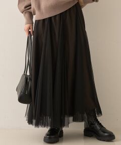 Rouge vif la cle / ルージュ・ヴィフ ラクレ ロング・マキシ丈スカート | 【2025AW新作】【ロングセラー】チュールマチフレアスカート