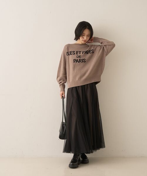 Rouge vif la cle / ルージュ・ヴィフ ラクレ ロング・マキシ丈スカート | 【2025AW新作】【ロングセラー】チュールマチフレアスカート | 詳細17