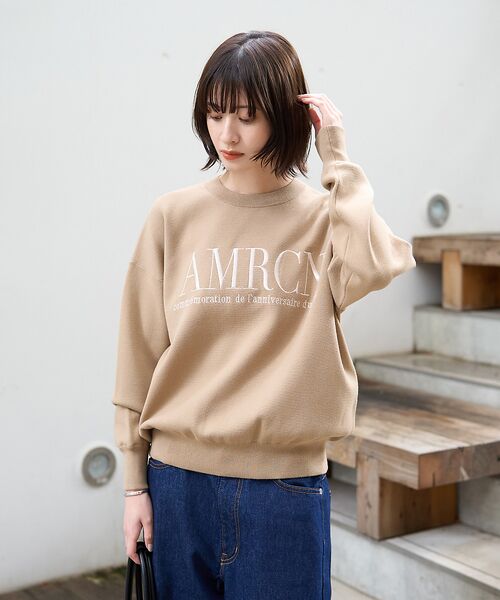 Rouge vif la cle / ルージュ・ヴィフ ラクレ ニット・セーター | 【AMERICANA×MICA＆DEAL/ アメリカーナ×マイカ】ロゴニット | 詳細2