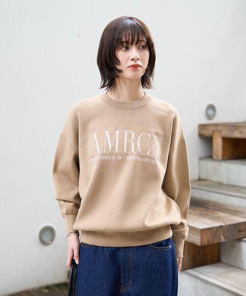 Rouge vif la cle / ルージュ・ヴィフ ラクレ ニット・セーター | 【AMERICANA×MICA＆DEAL/ アメリカーナ×マイカ】ロゴニット | 詳細4