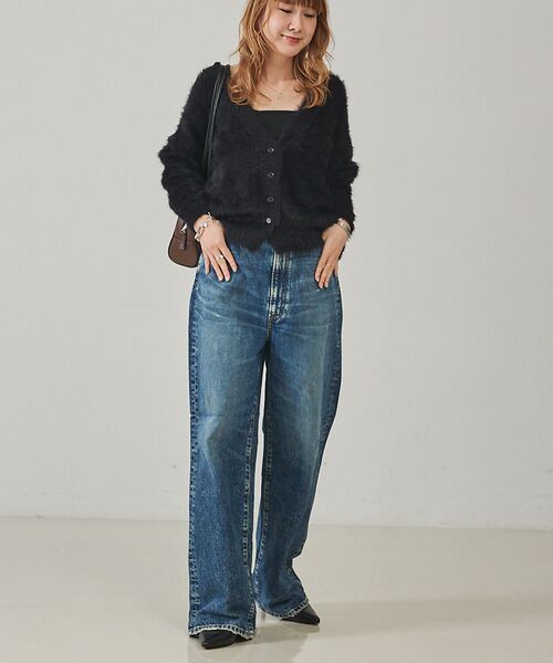 Rouge vif la cle / ルージュ・ヴィフ ラクレ デニムパンツ | 【upper hights/アッパーハイツ】THE OLIVIA　ワイドストレー | 詳細9