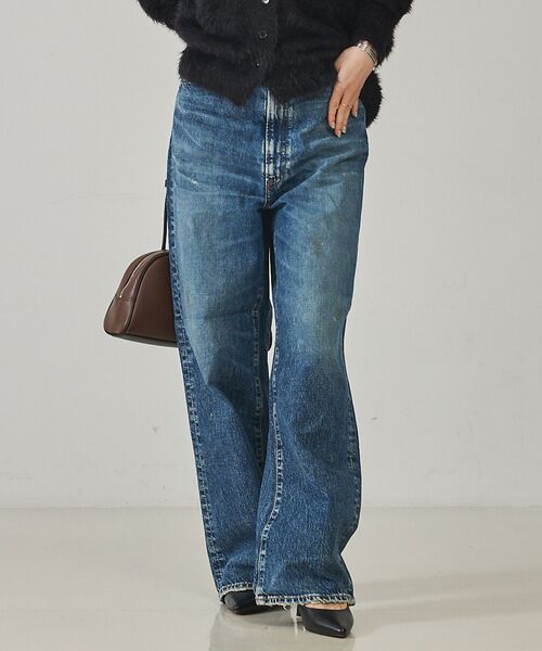 Rouge vif la cle/ルージュ・ヴィフ ラクレ 【upper hights/アッパーハイツ】THE OLIVIA ワイドストレー ライトブルー 23 Rouge vif la cle/ルージュ・ヴィフ ラクレ 【upper hights/アッパーハイツ】THE OLIVIA ワイドストレー ライトブルー 23