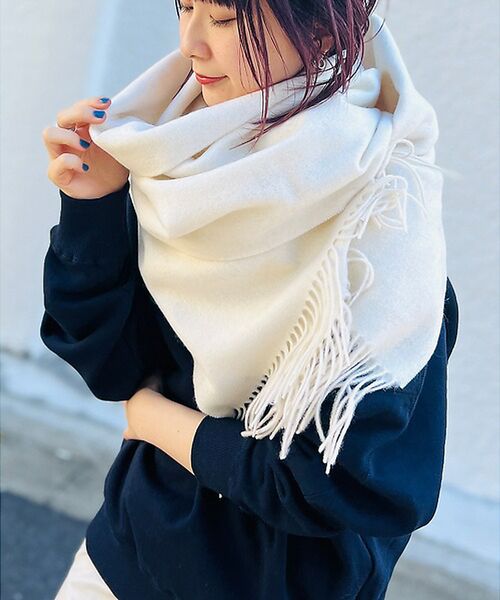 Rouge vif la cle / ルージュ・ヴィフ ラクレ マフラー・ショール・スヌード・ストール | 【定番人気】【2025AW新作】【TWEEDMILL/ツイードミル】大判ストール | 詳細1