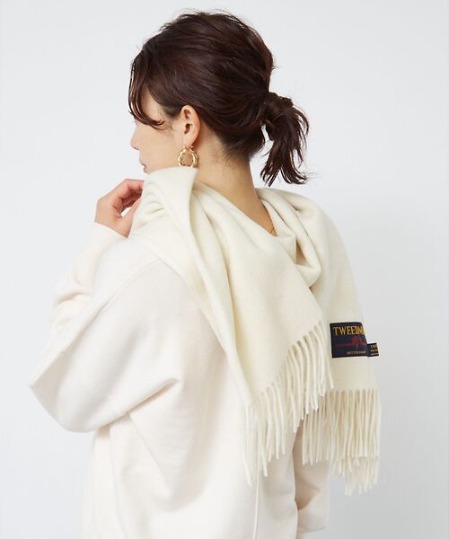 Rouge vif la cle / ルージュ・ヴィフ ラクレ マフラー・ショール・スヌード・ストール | 【定番人気】【2025AW新作】【TWEEDMILL/ツイードミル】大判ストール | 詳細3