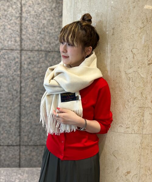 Rouge vif la cle / ルージュ・ヴィフ ラクレ マフラー・ショール・スヌード・ストール | 【定番人気】【2025AW新作】【TWEEDMILL/ツイードミル】大判ストール | 詳細6
