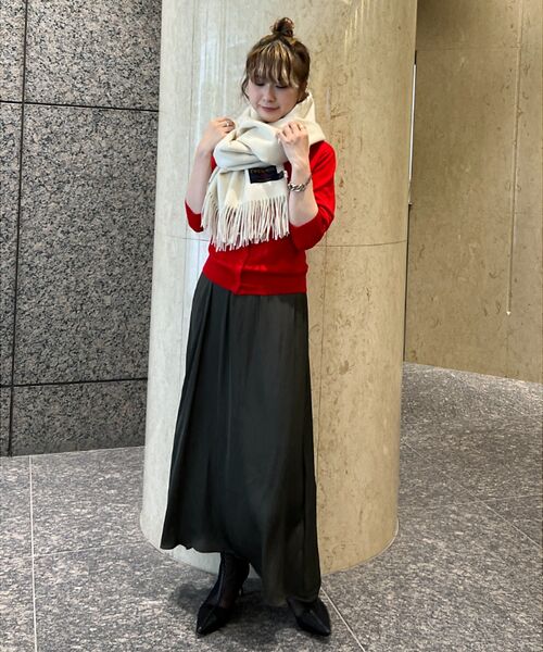 Rouge vif la cle / ルージュ・ヴィフ ラクレ マフラー・ショール・スヌード・ストール | 【定番人気】【2025AW新作】【TWEEDMILL/ツイードミル】大判ストール | 詳細7