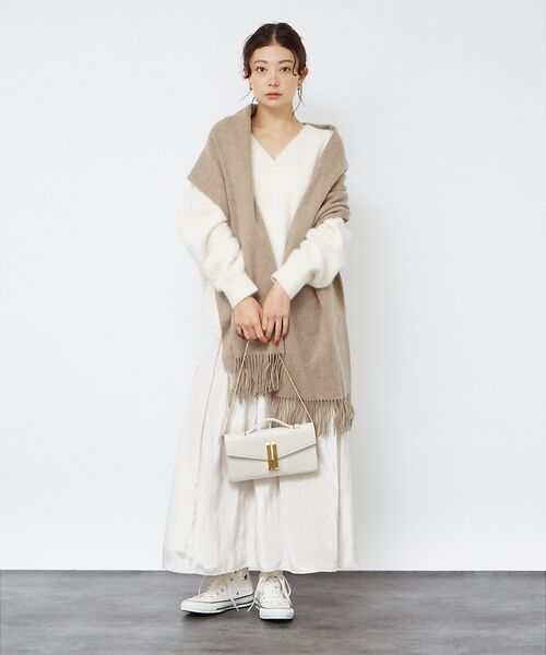 Rouge vif la cle / ルージュ・ヴィフ ラクレ マフラー・ショール・スヌード・ストール | 【定番人気】【2025AW新作】【TWEEDMILL/ツイードミル】大判ストール | 詳細20