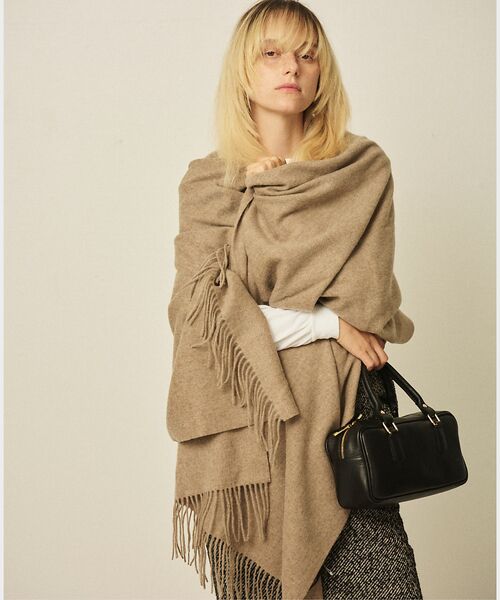 Rouge vif la cle / ルージュ・ヴィフ ラクレ マフラー・ショール・スヌード・ストール | 【定番人気】【2025AW新作】【TWEEDMILL/ツイードミル】大判ストール | 詳細11