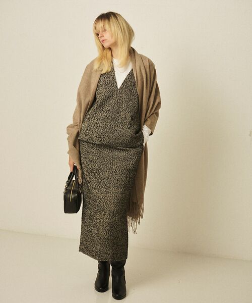 Rouge vif la cle / ルージュ・ヴィフ ラクレ マフラー・ショール・スヌード・ストール | 【定番人気】【2025AW新作】【TWEEDMILL/ツイードミル】大判ストール | 詳細13