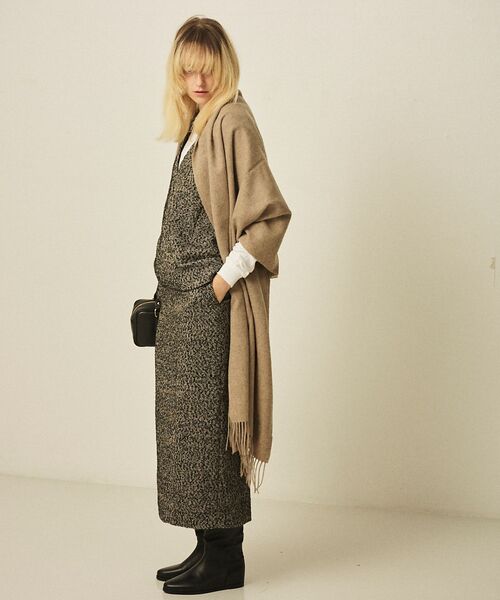 Rouge vif la cle / ルージュ・ヴィフ ラクレ マフラー・ショール・スヌード・ストール | 【定番人気】【2025AW新作】【TWEEDMILL/ツイードミル】大判ストール | 詳細14