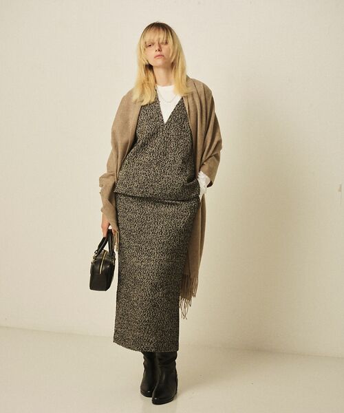 Rouge vif la cle / ルージュ・ヴィフ ラクレ マフラー・ショール・スヌード・ストール | 【定番人気】【2025AW新作】【TWEEDMILL/ツイードミル】大判ストール | 詳細15