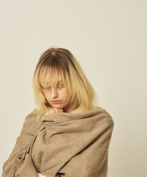 Rouge vif la cle / ルージュ・ヴィフ ラクレ マフラー・ショール・スヌード・ストール | 【定番人気】【2025AW新作】【TWEEDMILL/ツイードミル】大判ストール | 詳細16