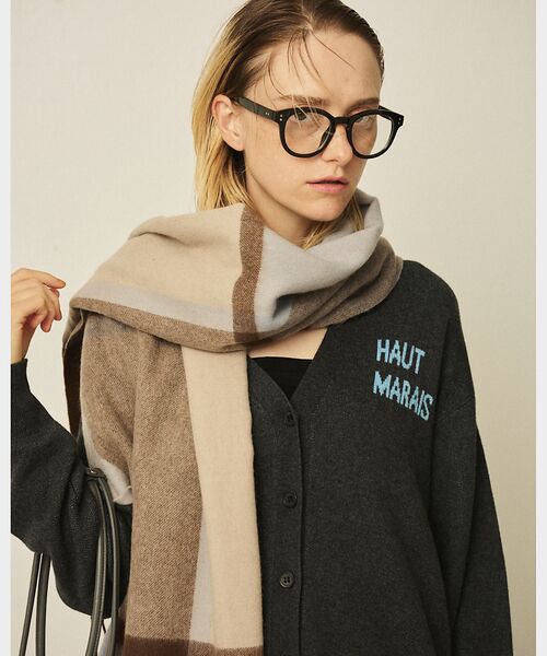 Rouge vif la cle / ルージュ・ヴィフ ラクレ マフラー・ショール・スヌード・ストール | 【定番人気】【2025AW新作】【TWEEDMILL/ツイードミル】大判ストール | 詳細8