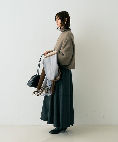 Rouge vif la cle / ルージュ・ヴィフ ラクレ マフラー・ショール・スヌード・ストール | 【定番人気】【2025AW新作】【TWEEDMILL/ツイードミル】大判ストール | 詳細10