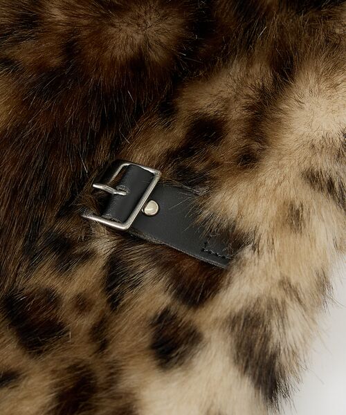 Rouge vif la cle / ルージュ・ヴィフ ラクレ マフラー・ショール・スヌード・ストール | 【HELEN MOORE/ヘレンムーア】バックル付フェイクファースカーフ / ス | 詳細26