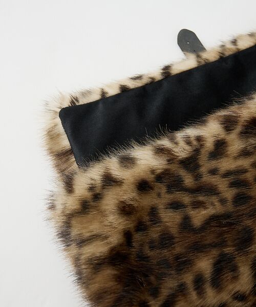 Rouge vif la cle / ルージュ・ヴィフ ラクレ マフラー・ショール・スヌード・ストール | 【HELEN MOORE/ヘレンムーア】バックル付フェイクファースカーフ / ス | 詳細27