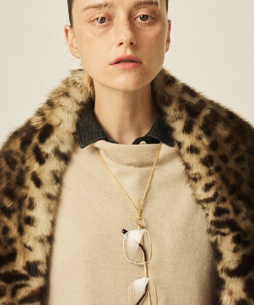 Rouge vif la cle / ルージュ・ヴィフ ラクレ マフラー・ショール・スヌード・ストール | 【HELEN MOORE/ヘレンムーア】バックル付フェイクファースカーフ / ス | 詳細14